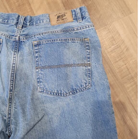 Architect Mens Jeans 36x32 Light Blue Straight Leg Relaxed Fit Classic Cotton - Picture 3 of 8